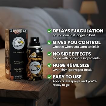 Original Super Viga 10 Million Strong Long Time Delay Spray For Men 45ml