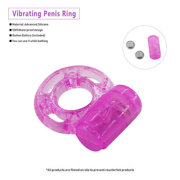 Butter Fly Ring Delay And Vibration Long Lasting With Battery Included For Men Sensual Toys